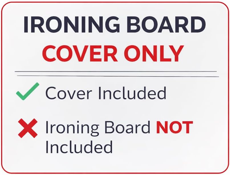 TIVIT Ironing Board Cover - 15 x 48” | Made in Italy, Alumitek PRO Heat-Reflective, Thick 4-Layer Padding, Scorch & Stain Resistant