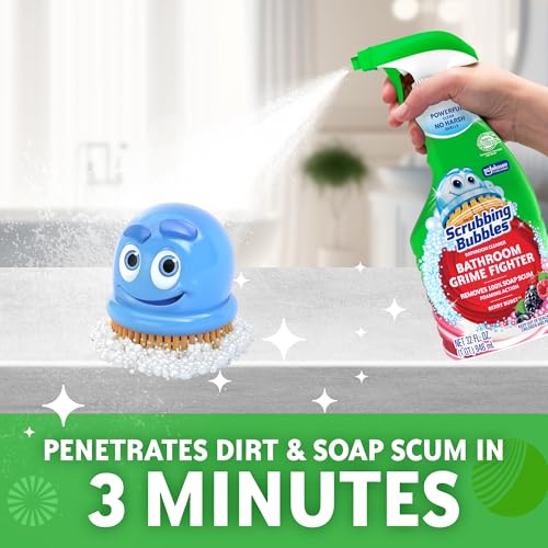 Scrubbing Bubbles Bathroom Cleaner Spray, Berry Burst, 32oz (Pack of 2)