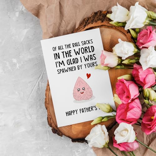 Funny Father's Day Card - Humorous Gifts for Dad from Kids