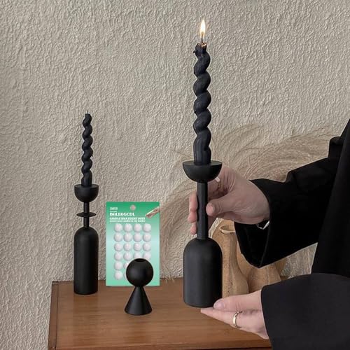 BALEAGCDL Candle Sticky Dots (CSD-WHITE) - 24 White Wax Adhesive Adapters