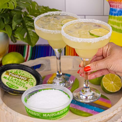 Twang Classic Flavored Salt Rimmer for Margaritas and Cocktails, 4 Ounce
