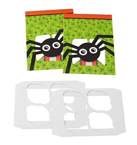 Wilton Spider Web Halloween Cupcake Boxes with Inserts 2-Count