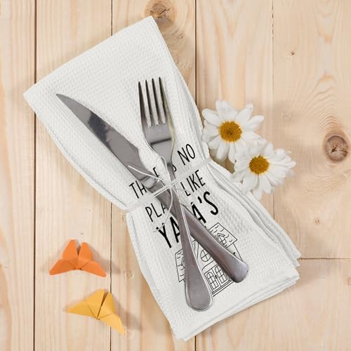 Yaya Kitchen Towels - Decorative Microfiber Hand Towels 16x24"