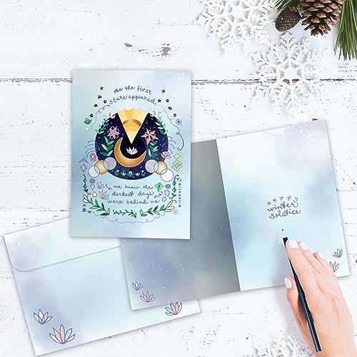 Winter Solstice Greeting Card - 5x7, 100% Recycled, USA Made