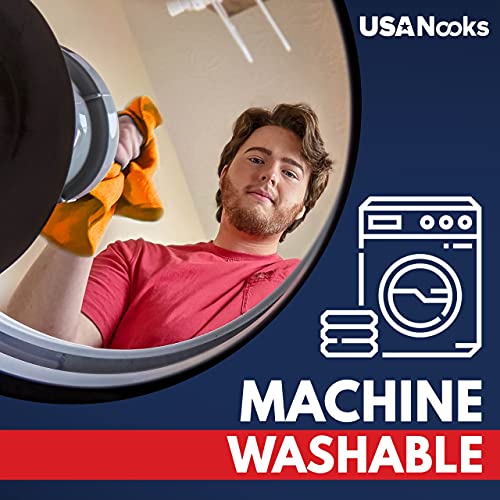 USANOOKS Ultra-Absorbent Microfiber Cleaning Cloths - 8 Pack
