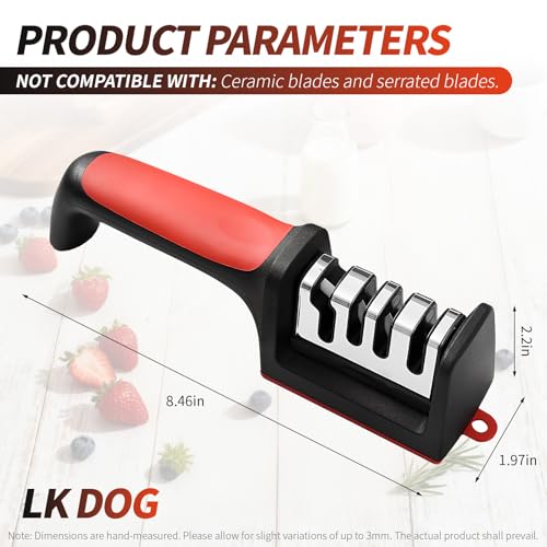 4-in-1 Professional Kitchen Knife and Scissor Sharpener - Tungsten & Ceramic
