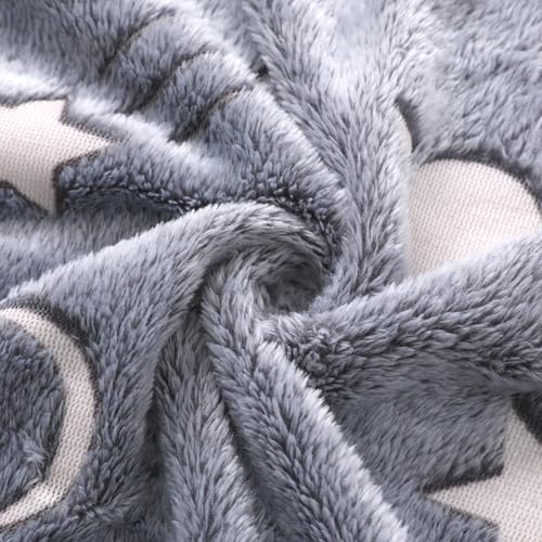 Glow in the Dark Kids Blanket - Cozy 50x60 Inch Throw for Boys & Girls