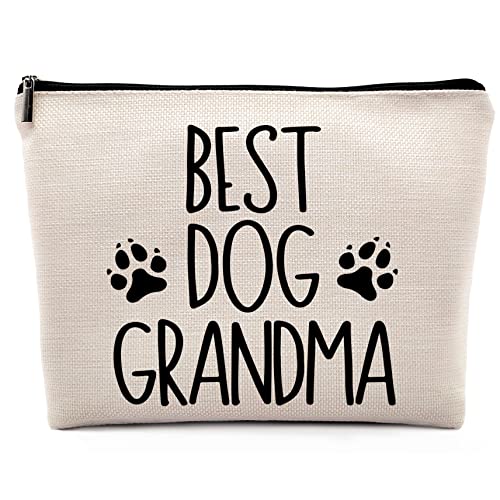 Best Grandma Makeup Bag Linen Cosmetic Case Travel Toiletry Organizer