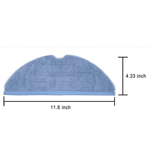 ILOSCTE 10Pcs Mop Cloth Pad for Roborock S7 / S7+ / S7 MaxV / S7 MaxV Plus / S7 MaxV Ultra / S7 Pro Ultra / S8 / S8+ Robot Vacuum Microfiber VibraRise Mopping Pad Replacement Accessory