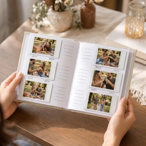 ZICOTO Velvet Polaroid Photo Album for Instax Mini - 60 Pages