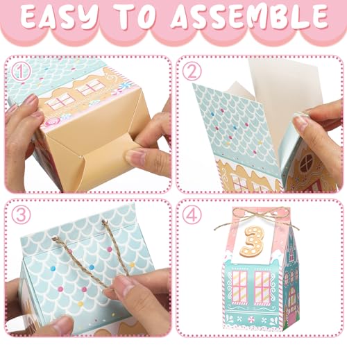 Cute Christmas Advent Calendar Boxes 24 Days Countdown Holiday Decor