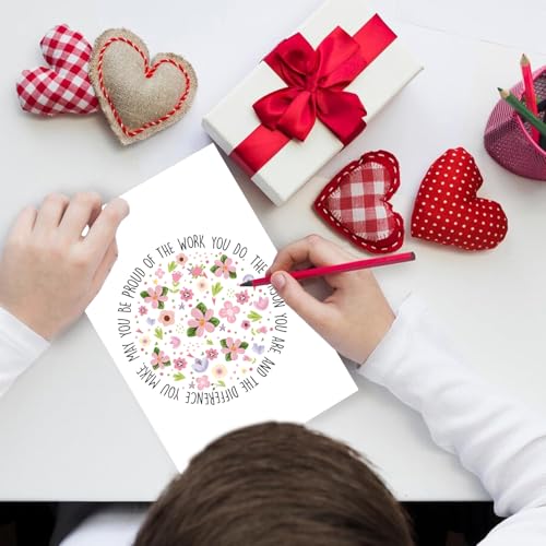 Proud of You Greeting Card for Nurses, Teachers, and Friends