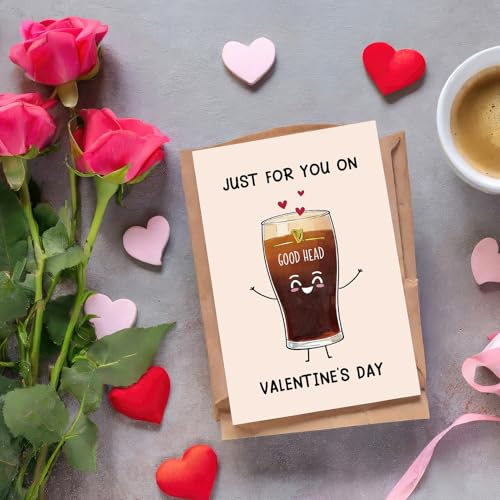 Funny Guinness Valentine's Day Card for Beer Lovers