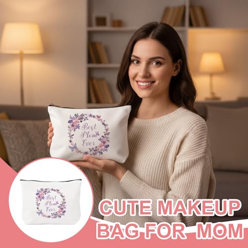 Mom Makeup Bag Travel Toiletry Pouch for Mothers Day Christmas