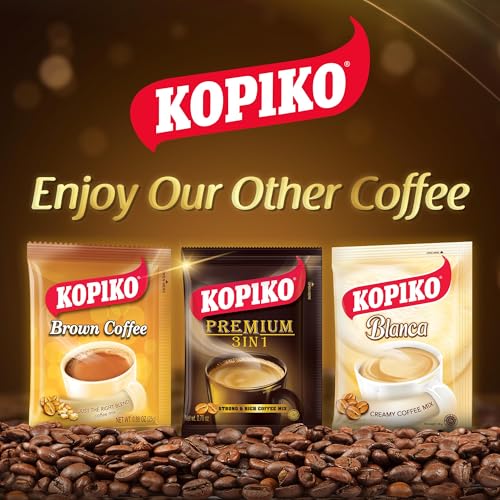 Kopiko Blanca Instant Coffee Mix – Creamy Indonesian Coffee Sticks (30g x 10)