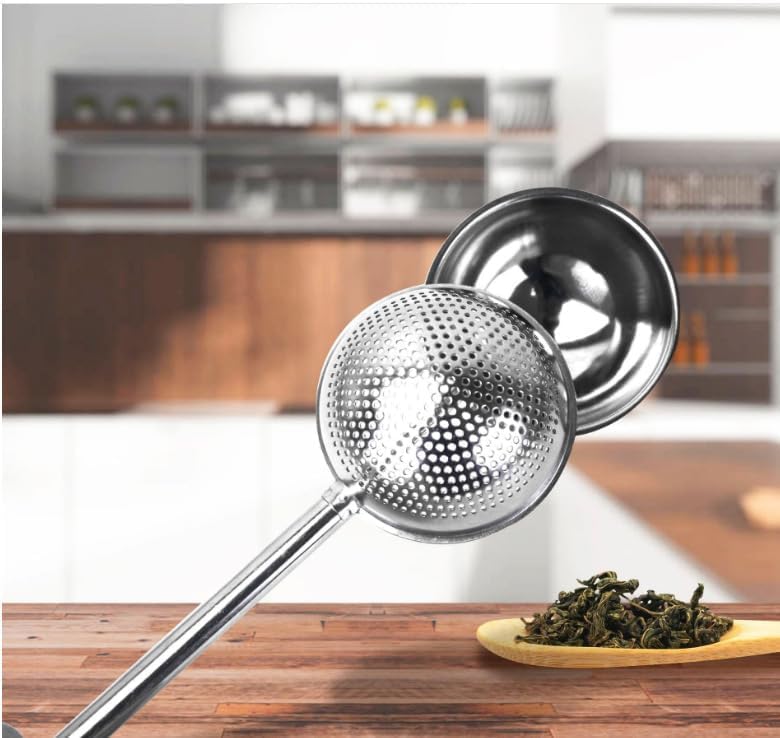 Stainless Steel Flour Powder Filter Spoon - Baking Dusting Wand