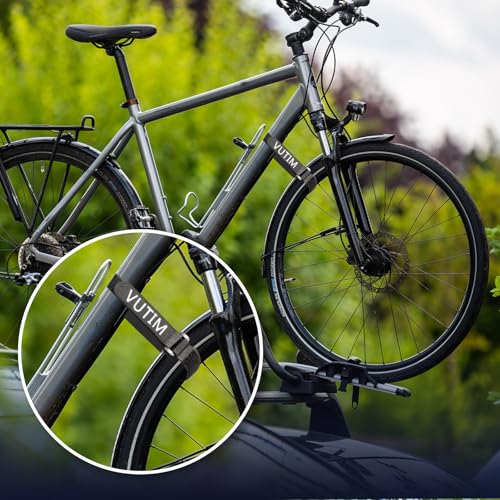 4PCS Bike Rack Strap, Bike Rack Accessory, Adjustable Bike Wheel Stabilizer Strap, Non-Slip Fixed Bike Wheel, Suitable for Camping Equipment, Yoga Mats, Binding Sport Bottle Bicycles, Curtains