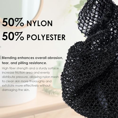 INNERNEED Exfoliating Bath Loofah Sponge & Silicone Body Scrubber