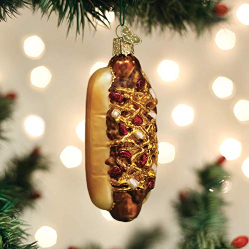 Chili Cheese Dog Christmas Ornament - Handcrafted Holiday Decoration