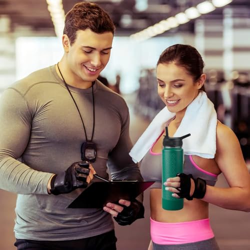 2Pack Straw Lid Compatible with thermoflask 16oz 18oz 24oz 32oz 40oz 64oz Water Bottle, Leak Proof lid Fits for Thermoflask Wide Mouth Bottle, BPA Free