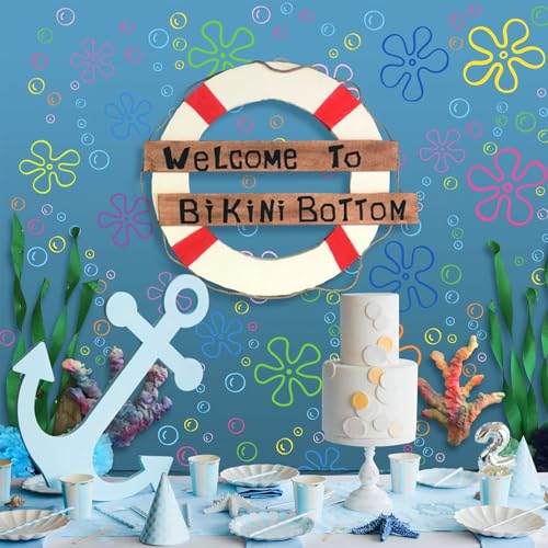 156PCS Under The Sea Wall Decals - Colorful Ocean Stickers for Kids