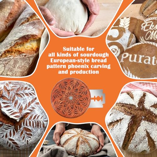 Professional Bread Lame Cutter with 5 Blades & Magnetic Storage