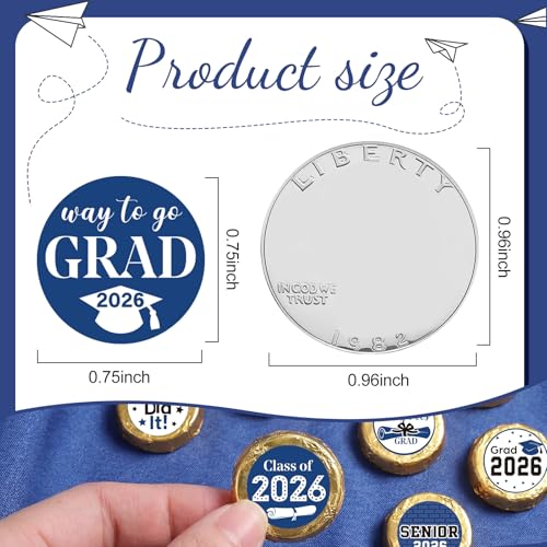 2026 Graduation Stickers - 504 Pieces for Party Favors & Decorations