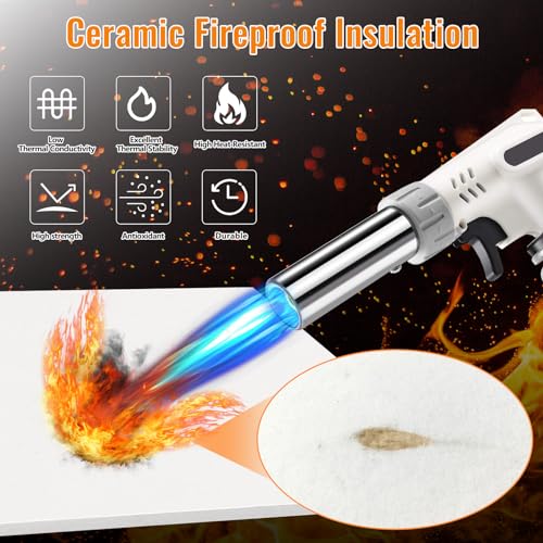 High Temperature Ceramic Fiber Gasket Paper - Fireproof Insulation Sheets (4 Pack)