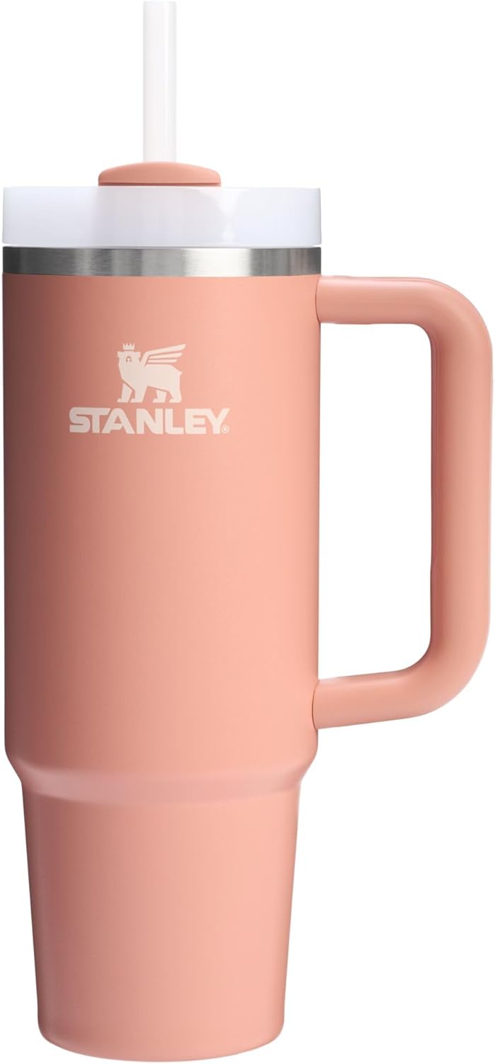 STANLEY Quencher H2.0 Tumbler - 30 oz Insulated Stainless Steel with Handle & Straw | BPA-Free | Sienna Color