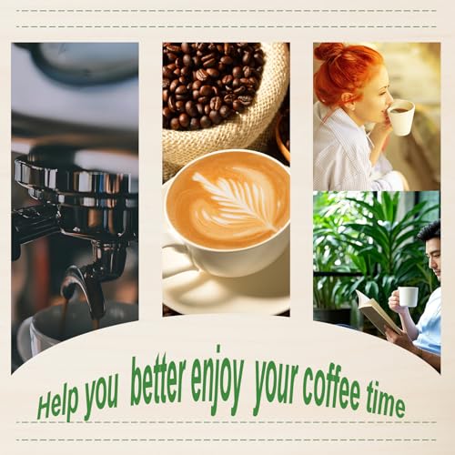 53.5mm Reusable Espresso Puck Screen - Food-Grade Stainless Steel, 2 Pack
