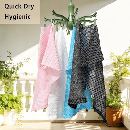 Teshee 2Pcs Japanese Exfoliating Shower Towel 48" Extra Long Body Scrubber