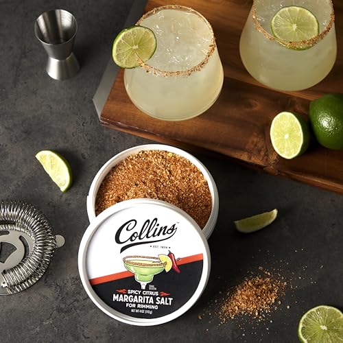 Spicy Citrus Salt Rimmer for Cocktails - 4 oz by Collins