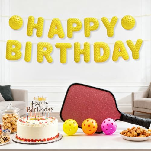 3D Sport Theme Birthday Banner for Kids & Adults - Fun Party Decoration