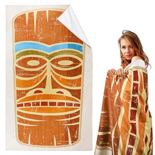 Solaris Microfiber Beach Towel - Sand-Free Quick-Dry Mat, 40"x71"