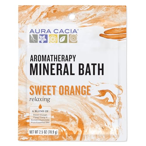 Aura Cacia Sweet Orange Mineral Bath Salt 2.5 oz