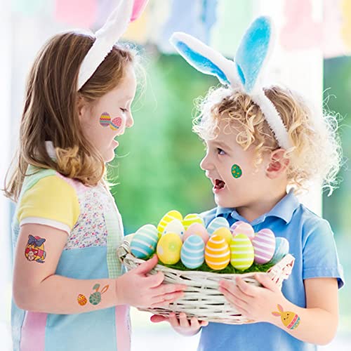 Easter Temporary Tattoos for Kids - 80+ Bunny & Egg Stickers