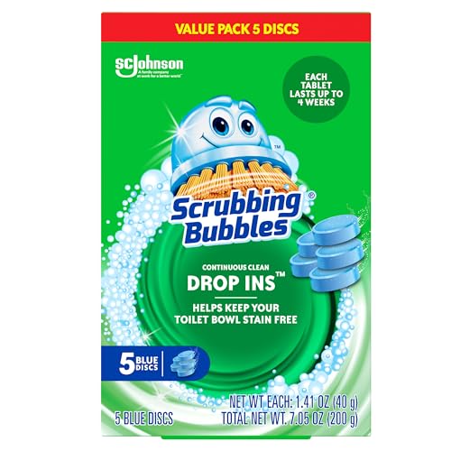 Scrubbing Bubbles Continuous Clean Toilet Tank Drop-Ins 5 Count Pack of 3