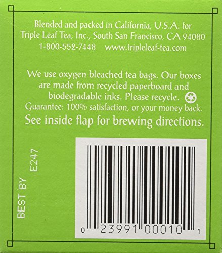 Dieter's Green Herbal Tea - Triple Leaf Teas 20 Bags Pack of 2