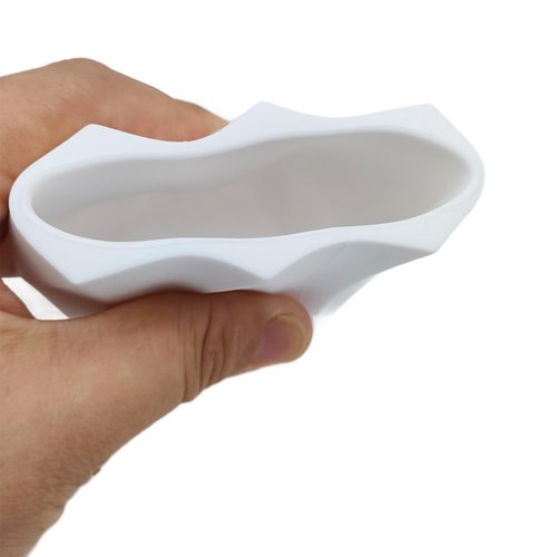 JXQGQ Glasses Holder for Nightstand, Silicone Eyeglass Holder for Desk Anti-scratch Glasses Stand (White)