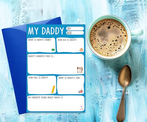 DIY Funny Father's Day Card for Dad - 4x6 Personalizable Gift