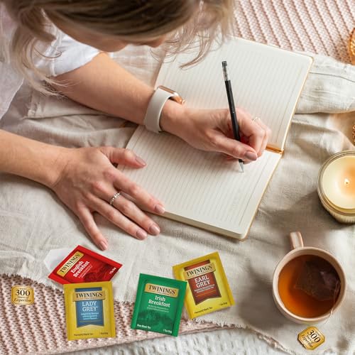 Twinings Variety Pack Black Tea Bags - 20 Count, Includes English Breakfast, Earl Grey, Irish & Lady Grey, Caffeinated, Hot or Iced - Variation: Pack of 1