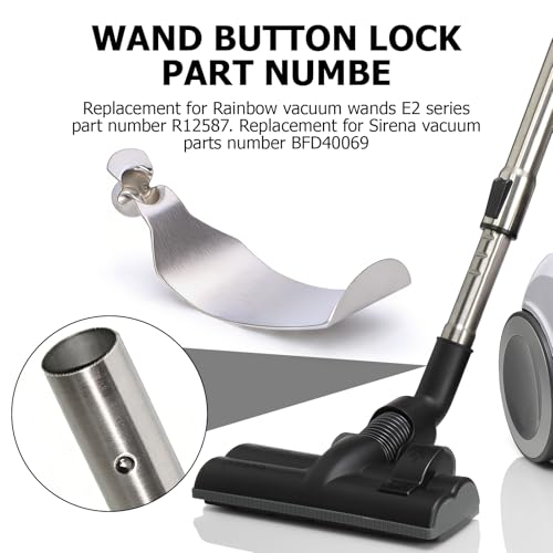 Replacement C-Clip Locking Button for Rainbow Vacuum Wands - 4 Pack