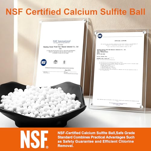 Bblife Silver Shower Filter for Hard Water with NSF Certified Media