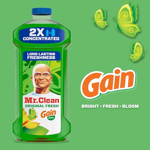 Mr. Clean 2X Concentrated Multi-Purpose Cleaner, Gain Scent, 41 Fl Oz