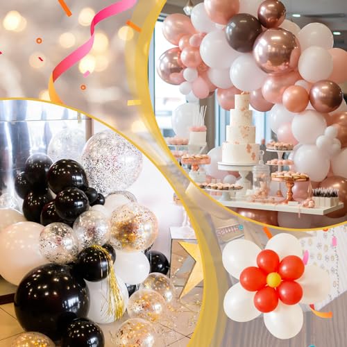 50 Reusable Balloon Clips for Flower Decorations - Durable PP Plastic