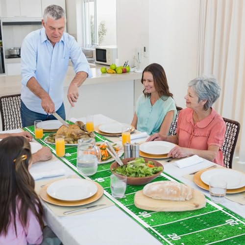 Lemicin Football Table Runner 14 x 84 Inch Polyester Party Decor