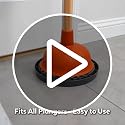 YOSINXU 2-Pack Toilet Plunger Trays for Quick Drying & Organization