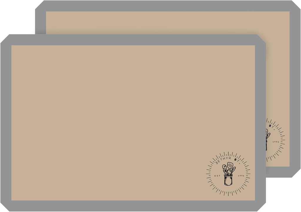Silicone Baking Mats - Non-Stick Baking Sheet Liners | Oven Safe, 16 x 24 Inch, Pack of 2