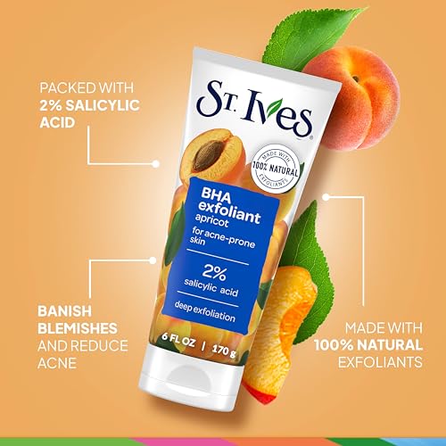St. Ives Acne Control Apricot Face Scrub, Deep Exfoliating, 6 oz