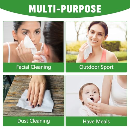 180 PCS Compressed Towel, Mini Compressed Towel Tablets, Disposable Compressed Face Towels, Camping Towel, Portable Bulk Compressed Coin Tissues for Home, Travel, Outdoor Sports